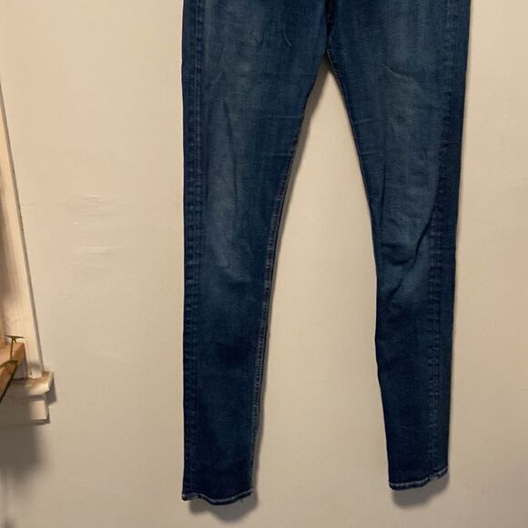 rag & bone Women's High Rise Jeans - Dark Blue skinny - Picture 3 of 10
